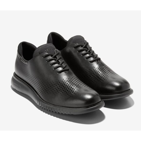NEW Cole Haan 2.ZEROGRAND Laser Wingtip Oxford Black Men\'s Dress Shoes 13 main image 9